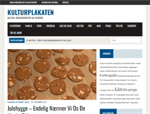 Tablet Screenshot of kulturplakaten.dk